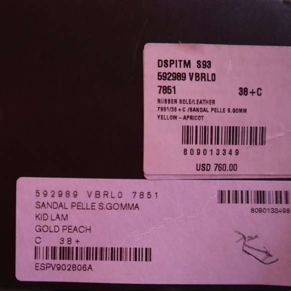 Bottega Veneta Squared Toe Strap Flat Sandal - Picture 5 of 6